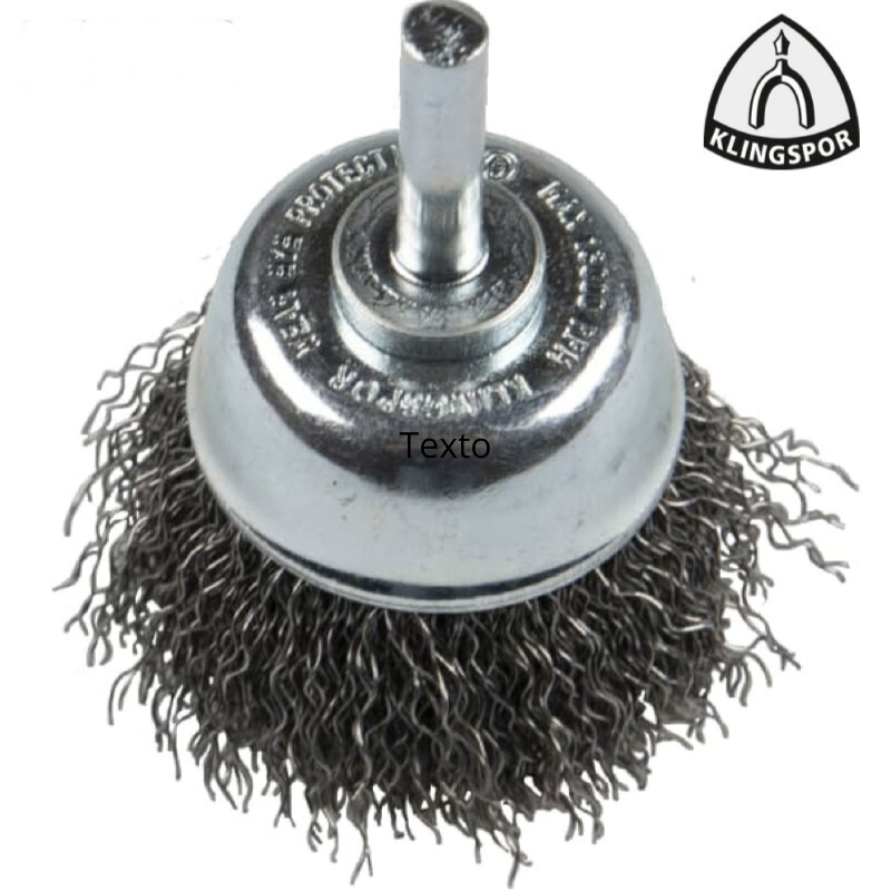 Cepillo Copa Ondulado de Acero 50mm 13000 RPM
