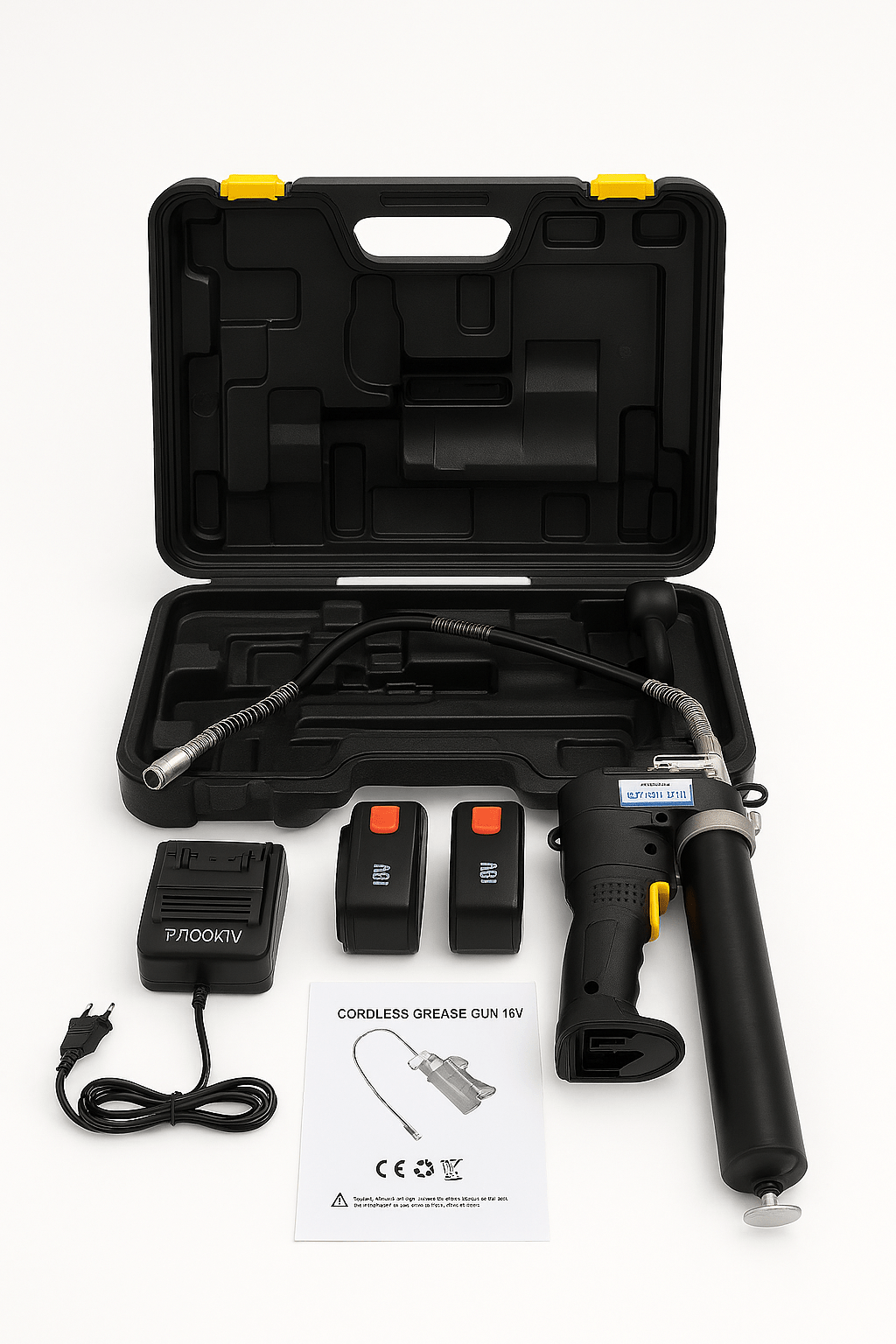 PISTOLA ENGRASADORA RECARGABLE INALAMBRICA 18V - Imagen 4