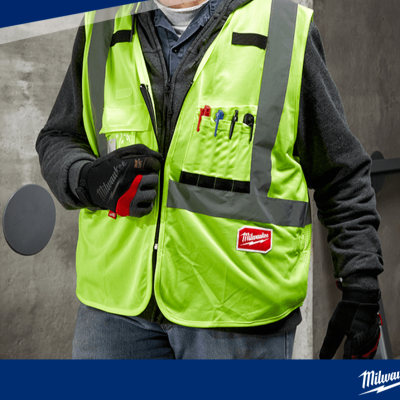 Milwaukee Chaleco seguridad alta visibilidad amarillo Clase 2