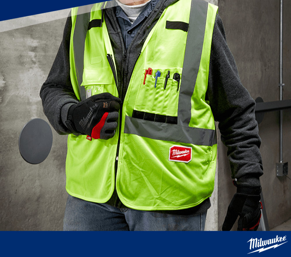 Milwaukee Chaleco seguridad alta visibilidad amarillo Clase 2