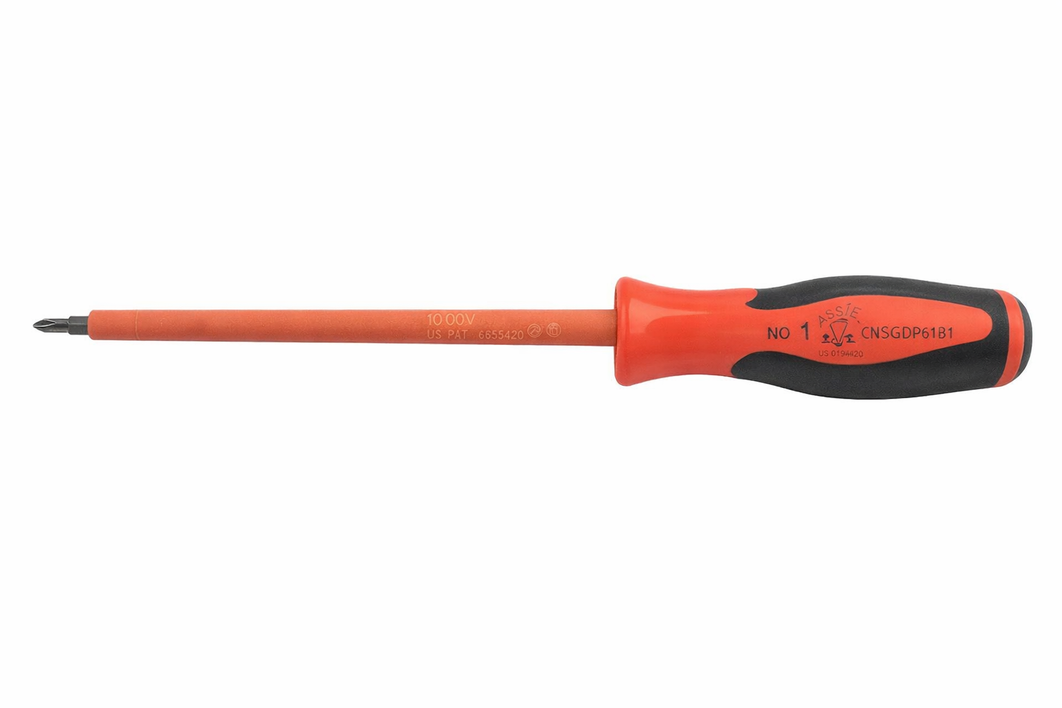 Destornillador Phillips #1 soft-grip aislado 1000V Snap-on