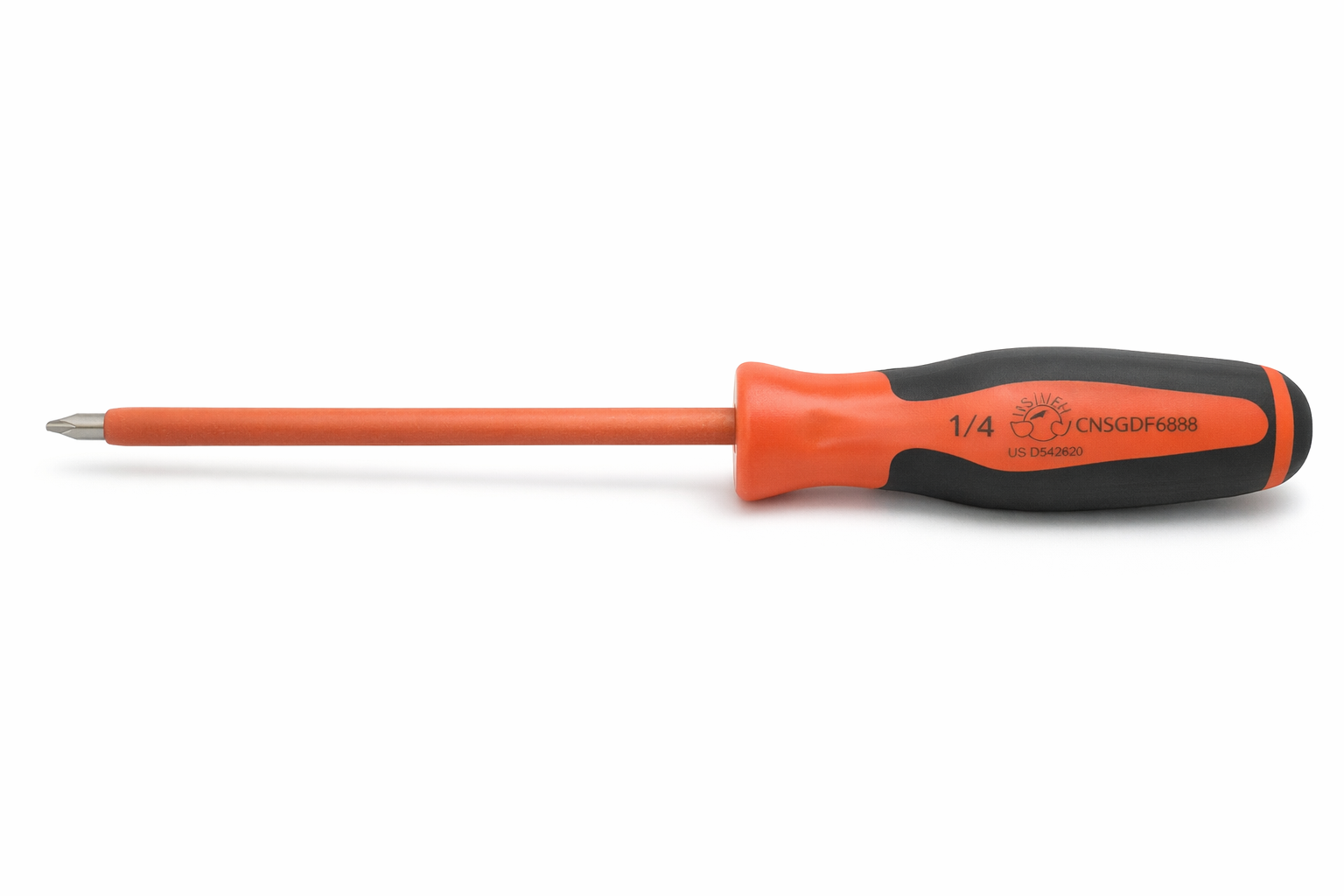 Destornillador plano soft-grip 1/4in aislado 1000V Snap-on