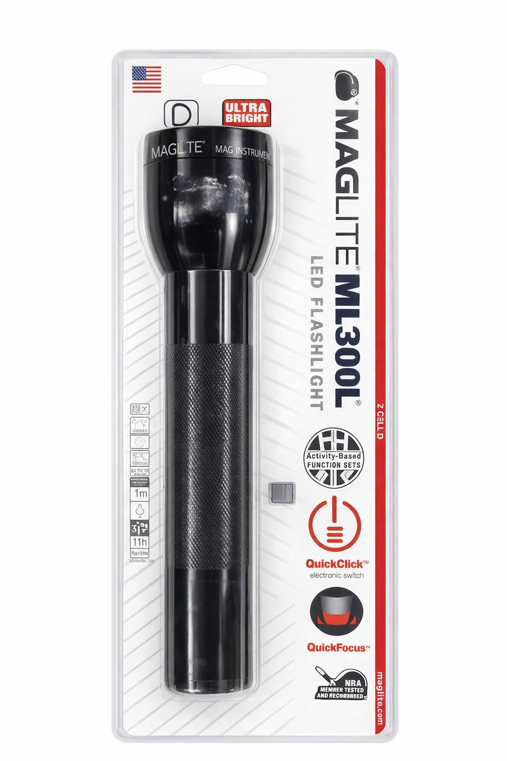 Linterna LED 3-Cell D Maglite ML300L 625 lumens