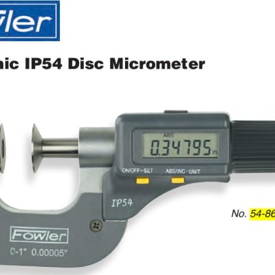 Micrómetro de disco electrónico IP54 0-1in FOWLER