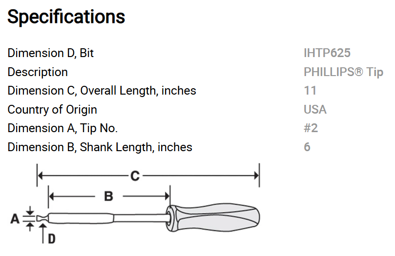 Destornillador Phillips #2 aislado 1000V Snap-on IHTP62 - Imagen 2