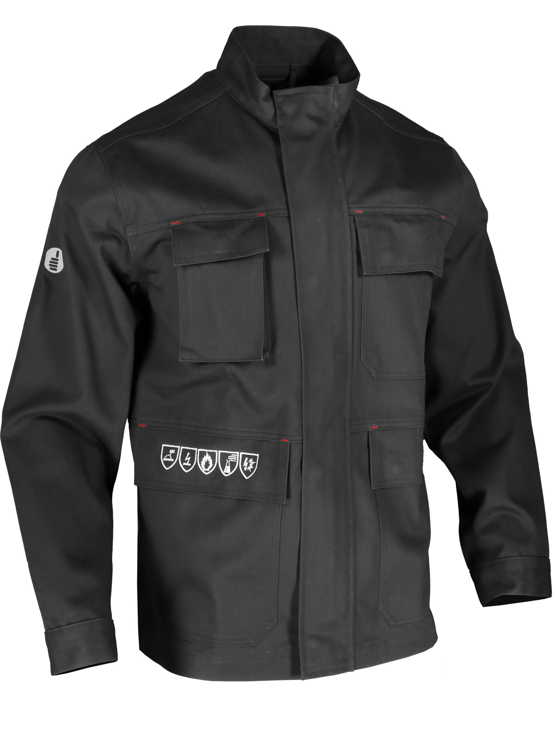 Chaqueta Multirriesgo Ignífuga Algodón Carbono 350 g/m2