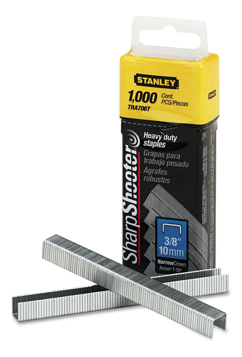 Grapas Stanley TRA706 3/8in 10mm Caja 1000 unidades