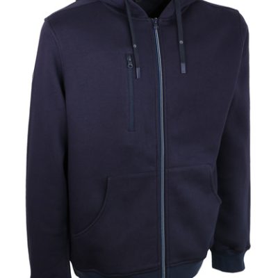 Sudadera con capucha y cierre 65% algodón 380 g/m2 Singer