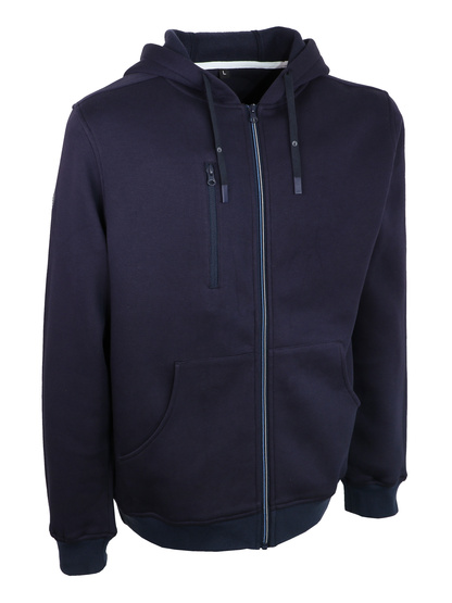 Sudadera con capucha y cierre 65% algodón 380 g/m2 Singer