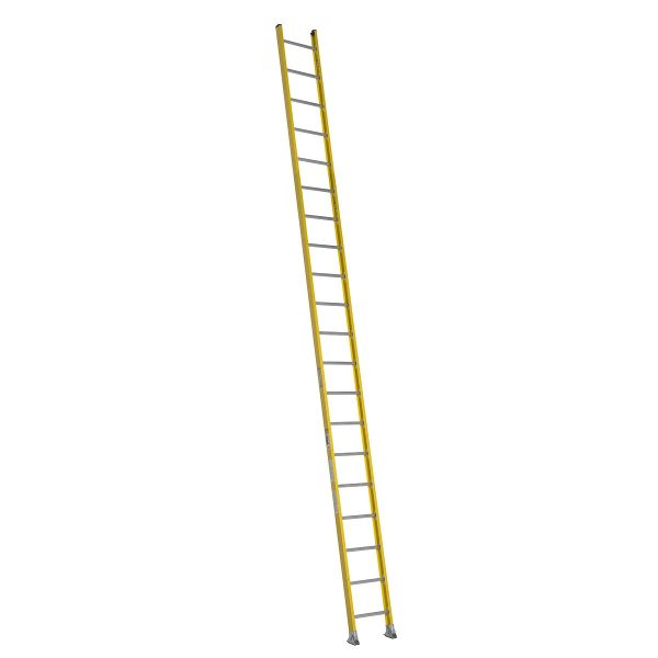 ESCALERA FIBRA VIDRIO RECTA ALTO 20FT 20PELD CAP 136KG
