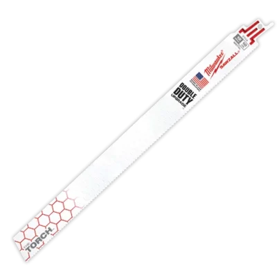 Pack 25 Hojas Sierra Sable Sawzall Torch 10Tpi Largo 12In Para Tuberia Estandar 80