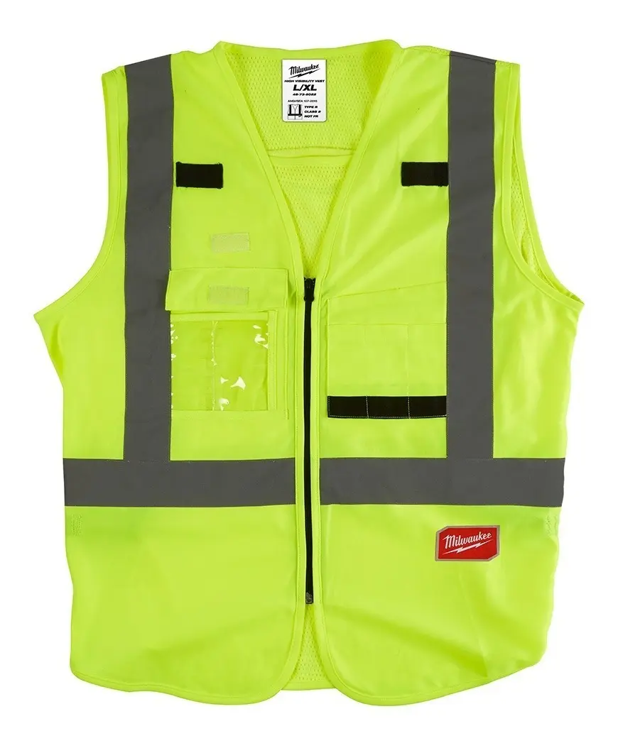 Chaleco Seguridad Alta Visibilidad Clase 2 Talla S/M Color Amarillo