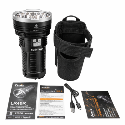 LINTERNA DE MANO REGULABLE HASTA 11 MODOS Y 12.000lum L-6in