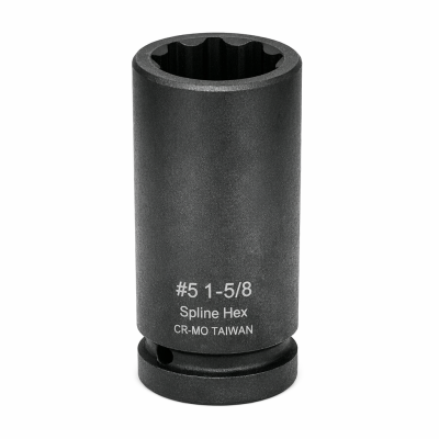 Dado Impacto Profundo #5 Spline Hexagonal 1-5/8in
