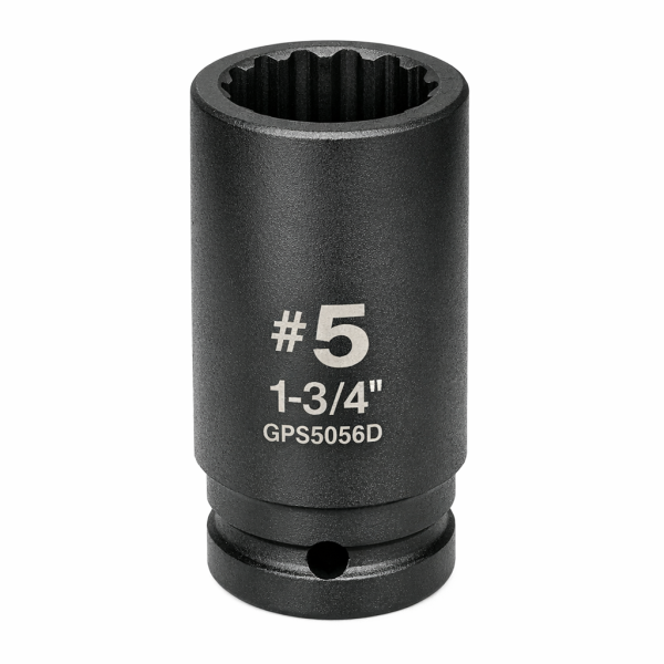 DADO IMPACTO PROFUNDO #5 SPLINE HEXAGONAL 1-3/4IN
