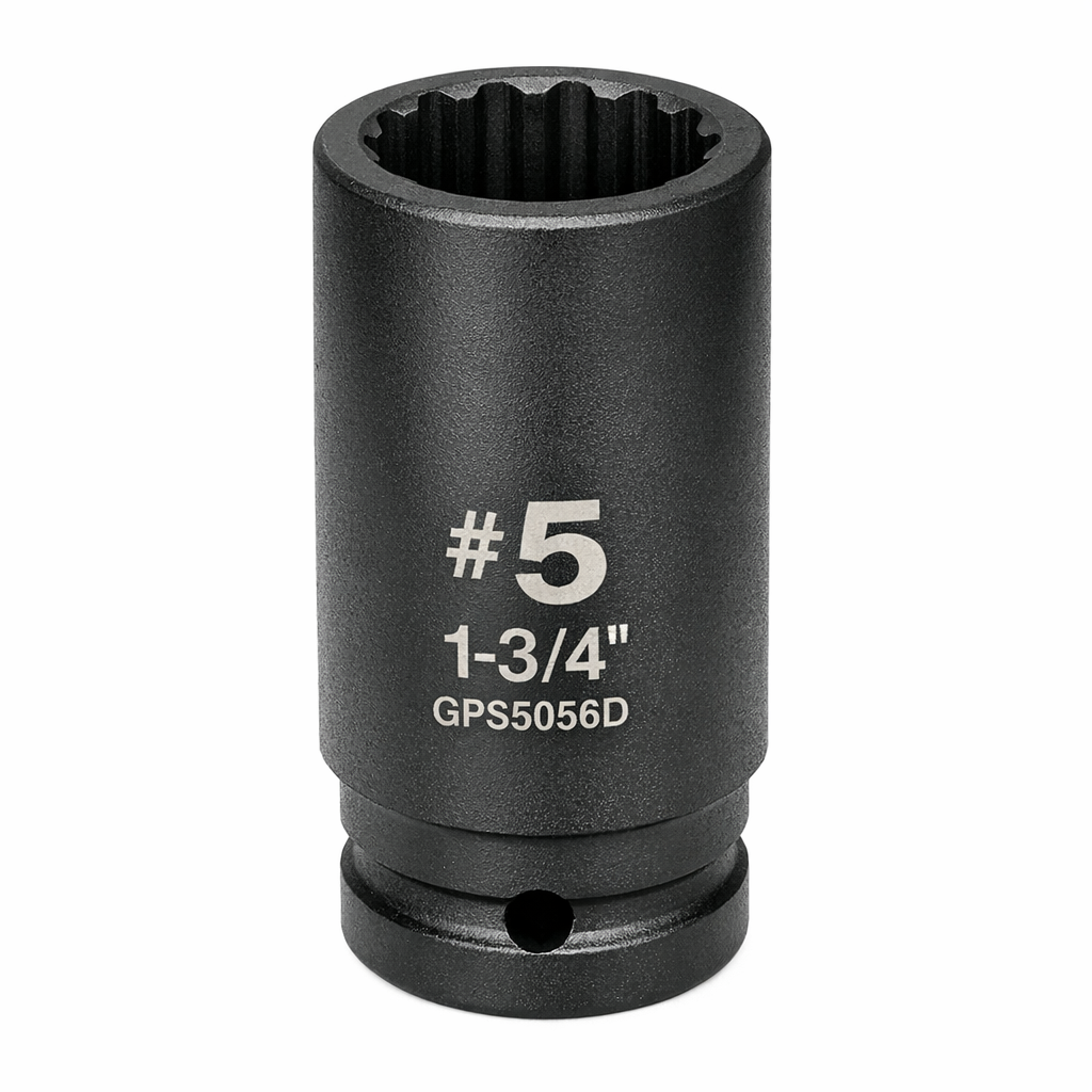 DADO IMPACTO PROFUNDO #5 SPLINE HEXAGONAL 1-3/4IN