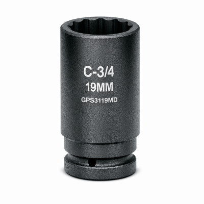 DADO IMPACTO PROFUNDO C-3/4 POLIGONAL 19MM