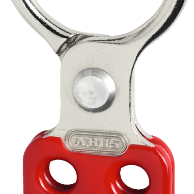 TENAZA BLOQUEO GRUPAL ALUMINIO PARA 6 CANDADOS 124 X 50 X 10MM ROJO