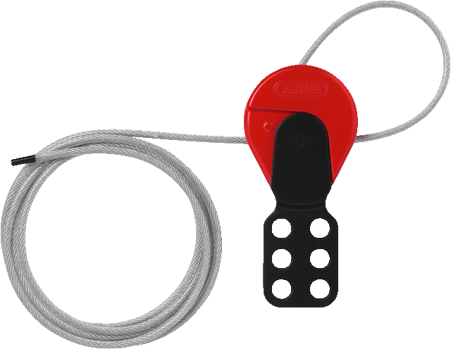 PINZA CON CABLE METALICO DE BLOQUEO UNIVERSAL AISLADO LARGO 5MT
