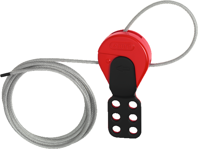 PINZA CON CABLE METALICO DE BLOQUEO UNIVERSAL AISLADO LARGO 5MT - Imagen 2