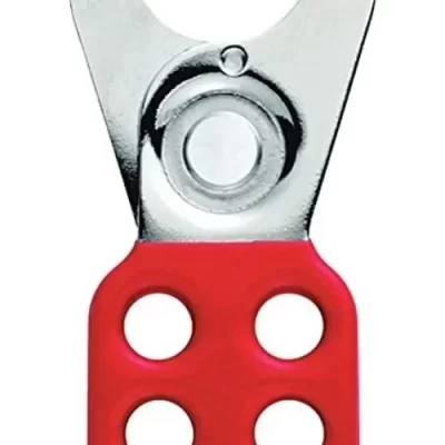 TENAZA BLOQUEO GRUPAL ACERO PARA 6 CANDADOS 131 X 60 X 12MM ROJO