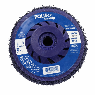 Disco remoción de pintura y limpieza 4.5'' Esmeril Angular - Siastrip