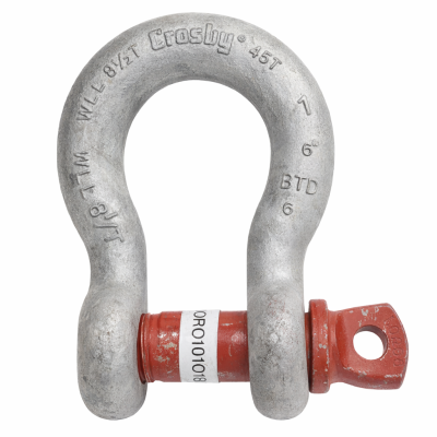 GRILLETE PERNO ROSCADO TIPO LIRA 1IN CARGA MAX 8-1/2TON