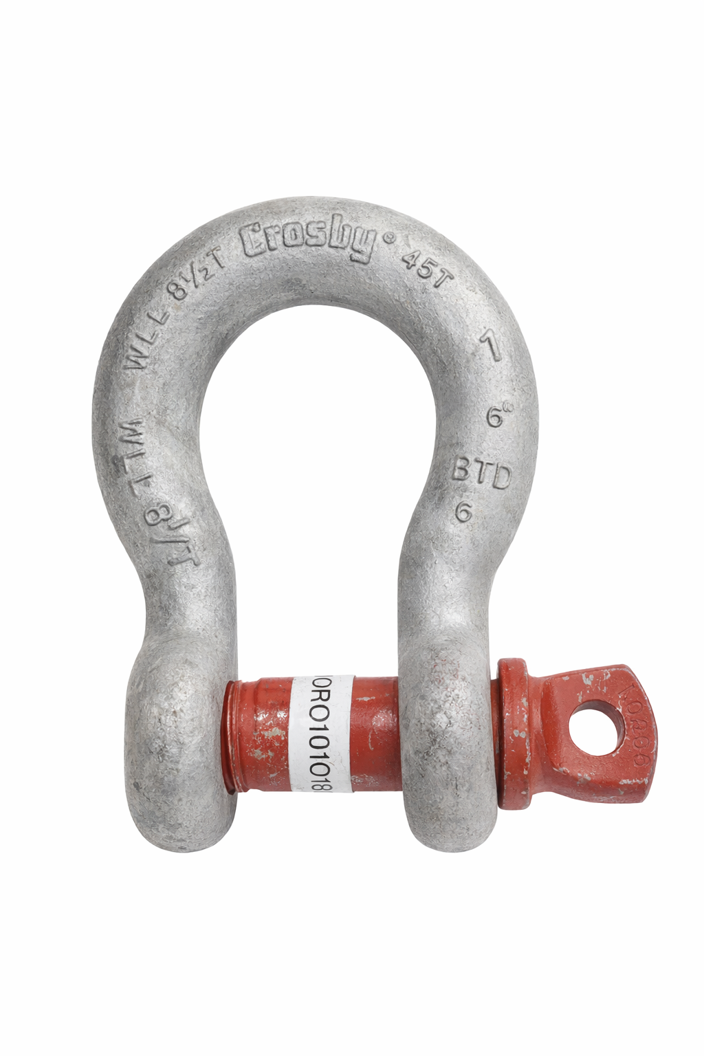 GRILLETE PERNO ROSCADO TIPO LIRA 1IN CARGA MAX 8-1/2TON