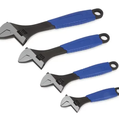 SET LLAVES AJUSTABLES AGARRE BLANDO INDUSTRIAL 6 A 12IN 4PZ EN BANDEJA