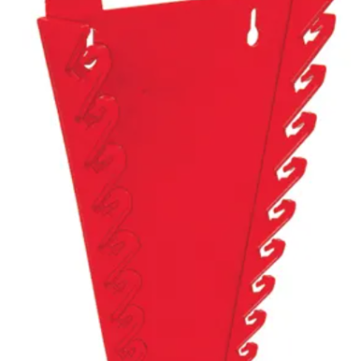 ORGANIZADOR LLAVES DE PLASTICO FLEXIBLE HASTA 12 LLAVES COLOR ROJO