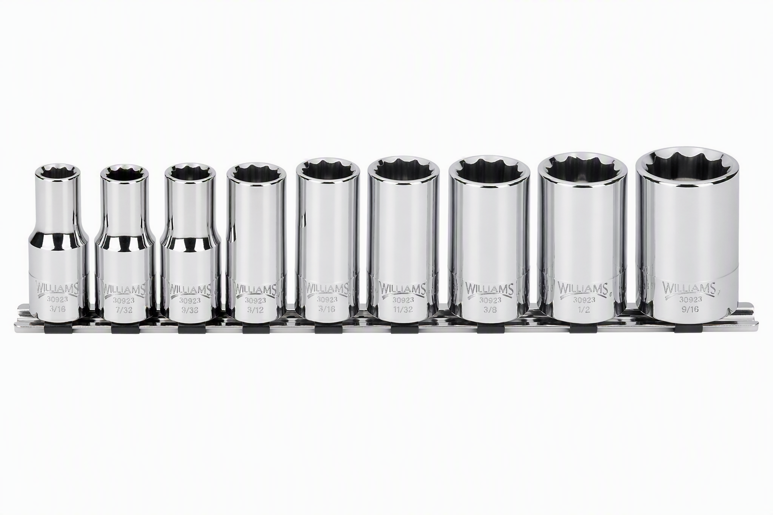 SET DADOS C-1/4in POLIG DE 3/16 A 9/16 STD 10pz - Imagen 2