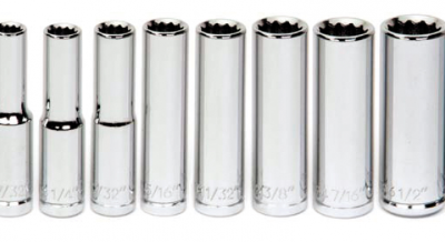 SET DADOS C-1/4in POLIG DE 3/16in A 9/16in PROF 10pz