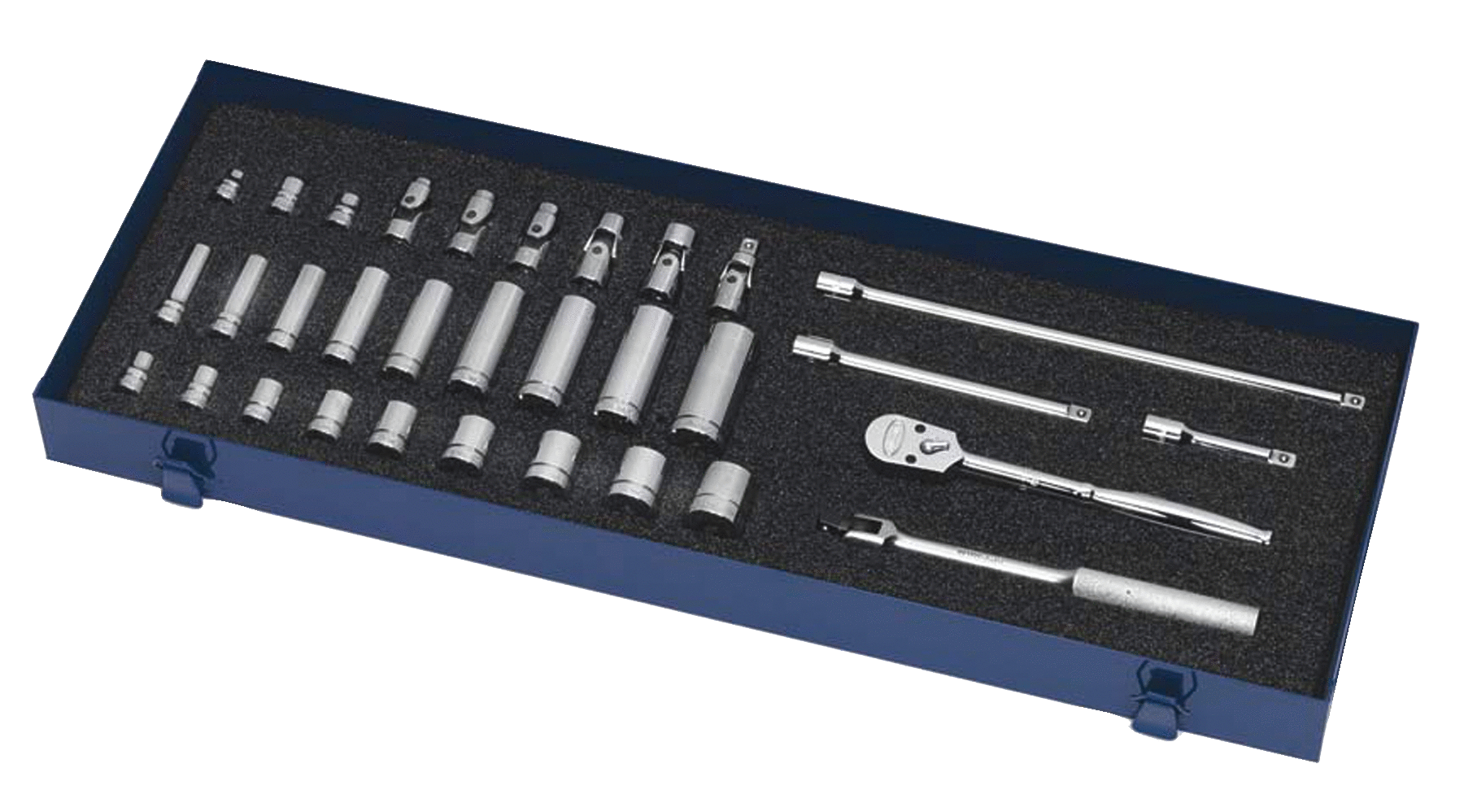 JUEGO HERRAMIENTAS C-3/8 DADOS Y ACCESORIOS 32PZAS