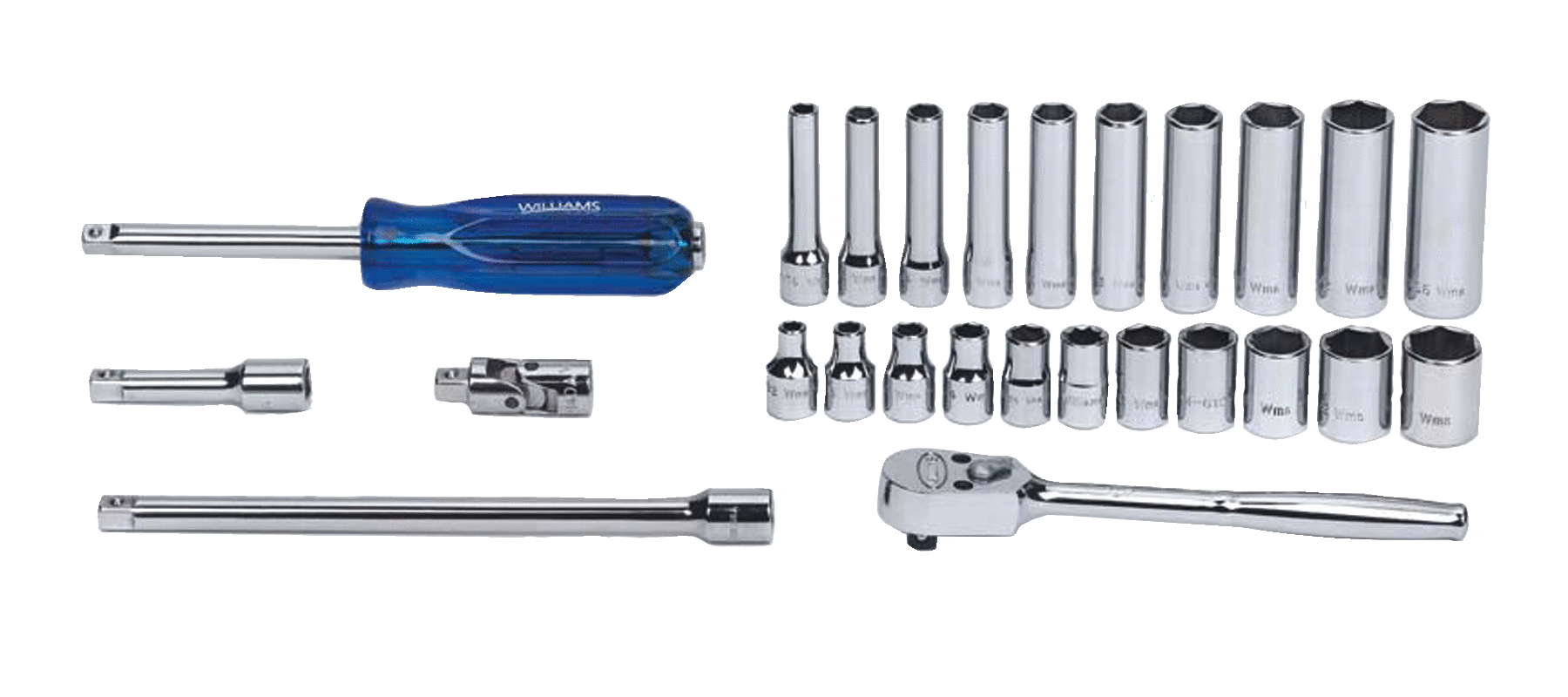 JGO SERV C-1/4in DADOS 5/32 A 9/16in STD/PROF CON ACC 26pz
