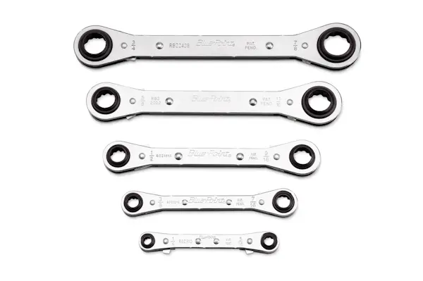 Set de llaves doble chicharra 1/4" A 7/8" - 5 piezas - Imagen 2
