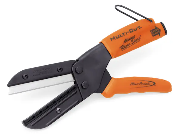 ALICATE PARA CORTE PLASTICO VINILO GOMA CUERO INCLUYE 3 HOJAS REEMPLAZO ACERO INOX - Imagen 2